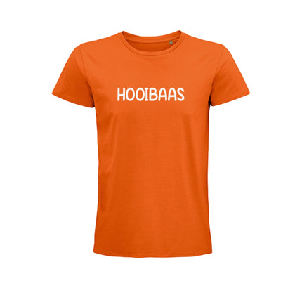 HOOIBAAS t-shirt - oranje (heren)
