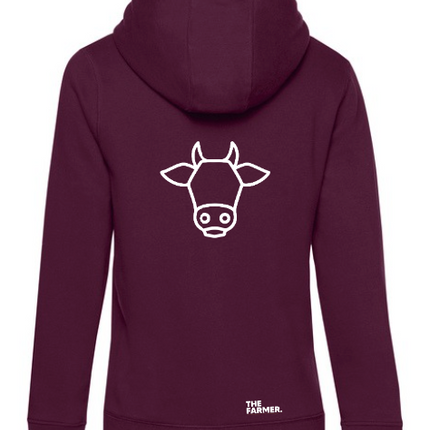 Koe - Vest (custom) - Dames M - Dark Cherry
